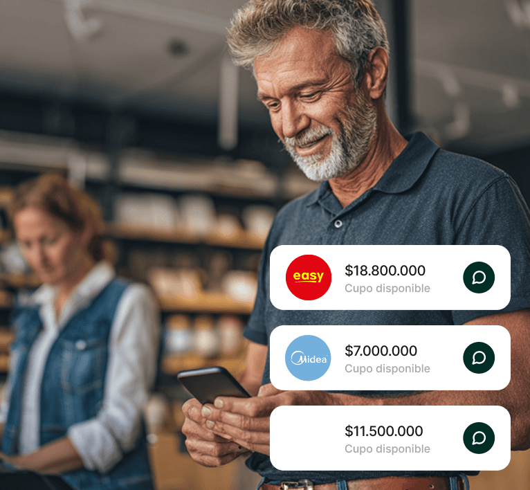 Compra a crédito con 0% de interés